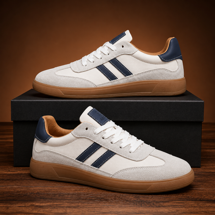 LAURENT MONACO | MENS SNEAKERS WITH CONTRAST DETAILS