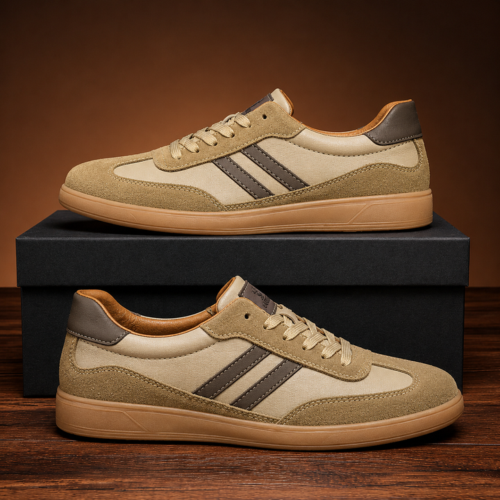 LAURENT MONACO | MENS SNEAKERS WITH CONTRAST DETAILS