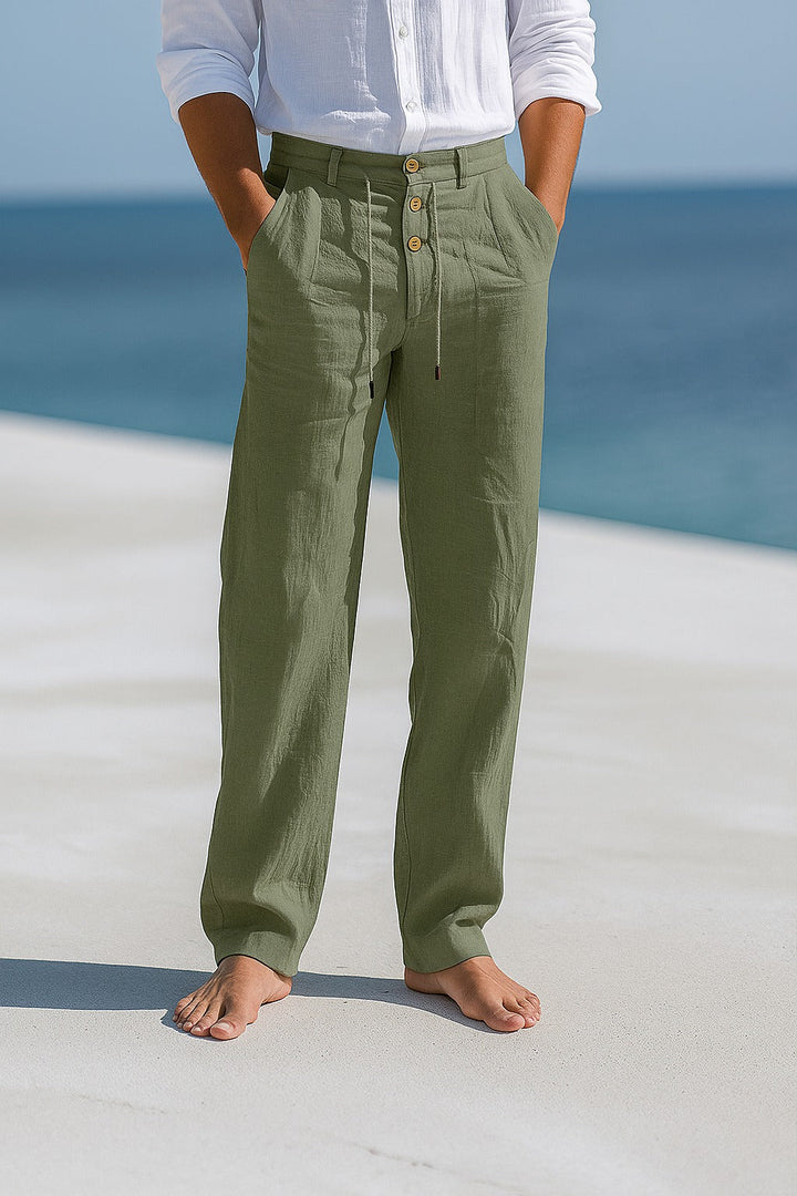MATTEO | Leichte Sommerhose aus Leinen