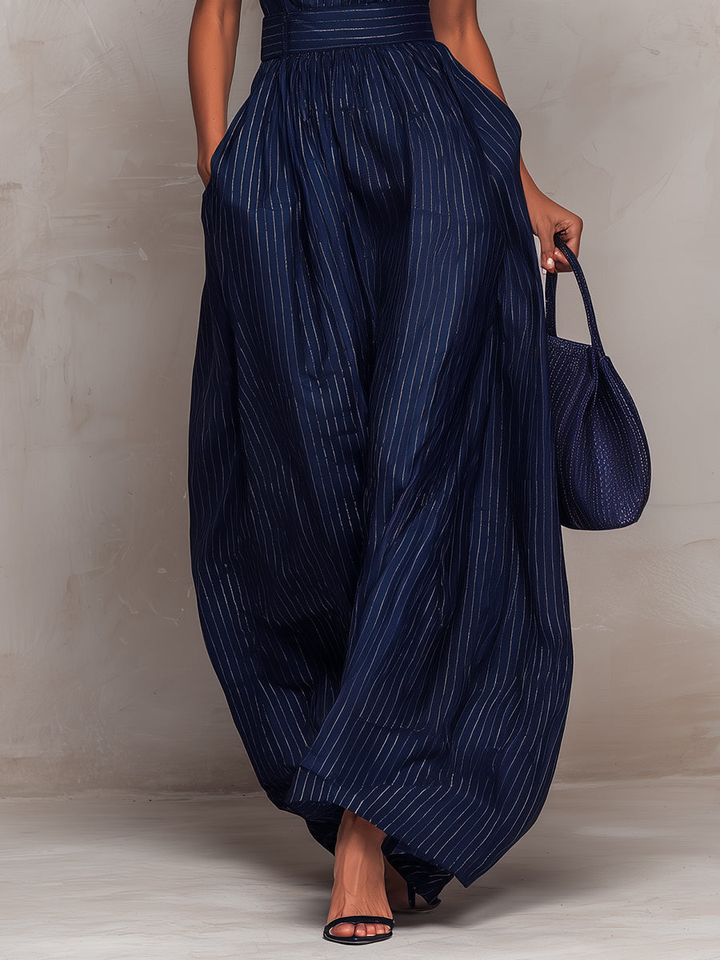 Vira™ | Eleganter Hochkragen-Jumpsuit