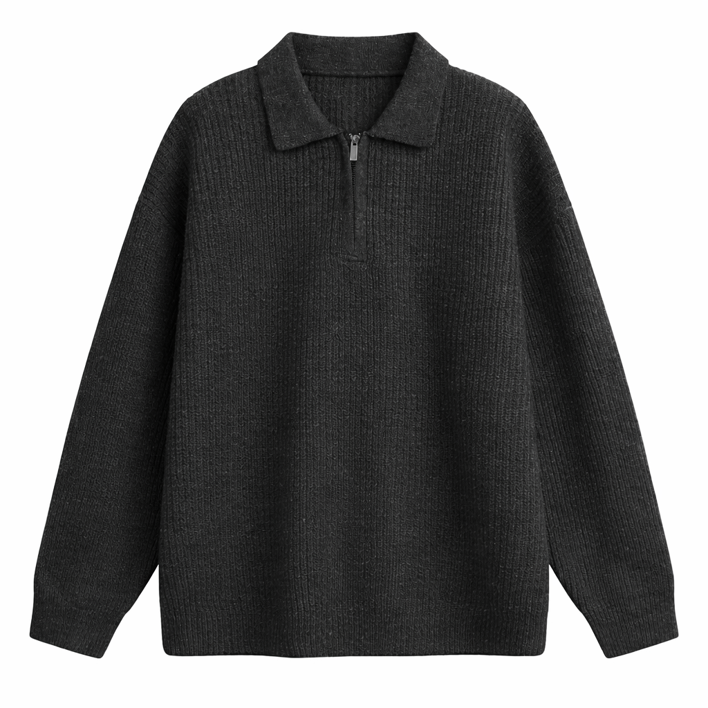 Ruben | Pullover mit Viertel-Reißverschluss