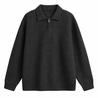 Ruben | Pullover mit Viertel-Reißverschluss