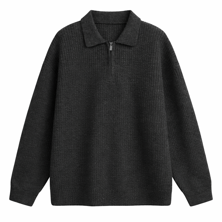 Ruben | Pullover mit Viertel-Reißverschluss