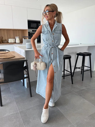 Lois™ | Maxi Denim Dress