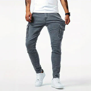 LAURENT MONACO | Herren Cargo-Jeans aus Denim