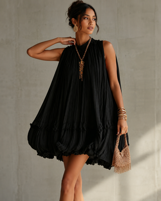 Camilla™ | Luftiges Chiffonkleid mit Bauchschmeichelndem Design