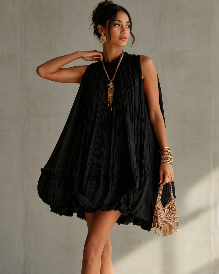 Camilla™ | Luftiges Chiffonkleid mit Bauchschmeichelndem Design