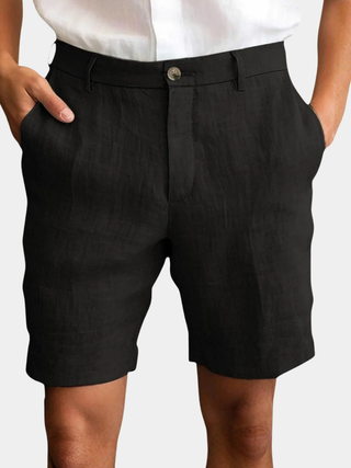 LAURENT MONACO | Herren Leinen Shorts