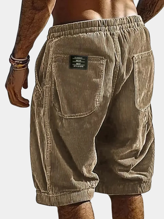 LAURENT MONACO | Kurze Velourscord-Hosen für Herren