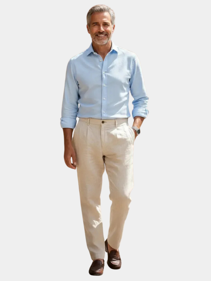 LAURENT MONACO | Herren Sommerleinenhose