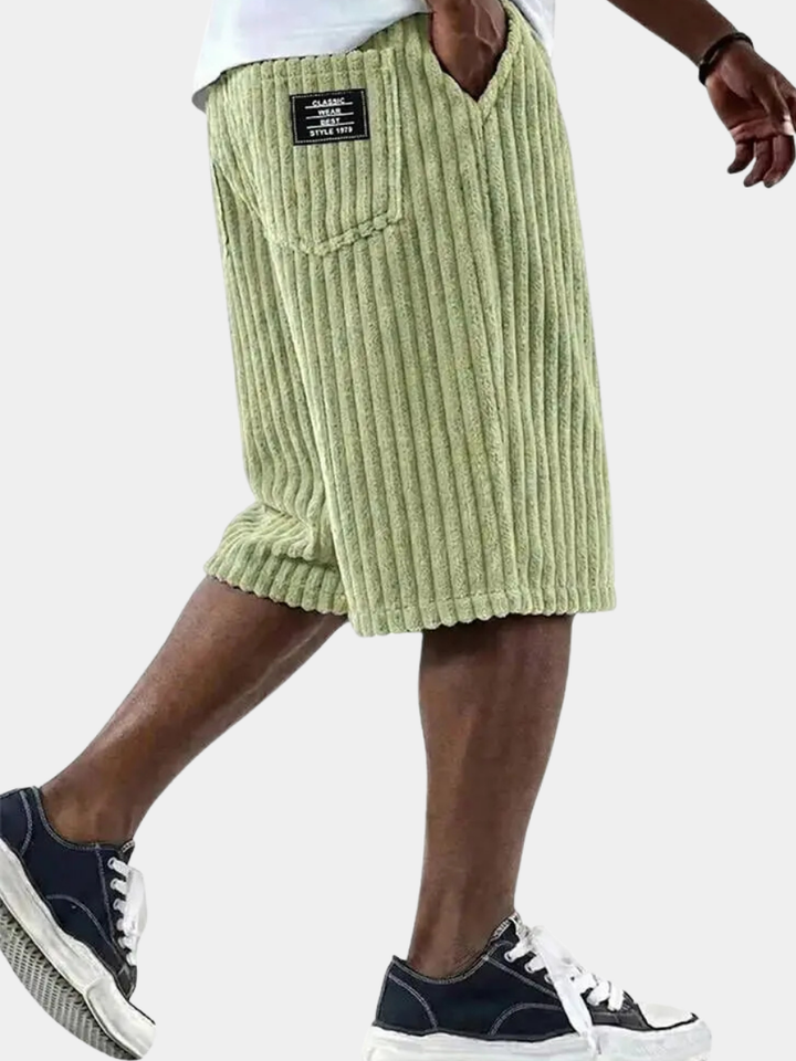 LAURENT MONACO | MÄNNER SHORTS MIT STRUKTURIERTEM DESIGN