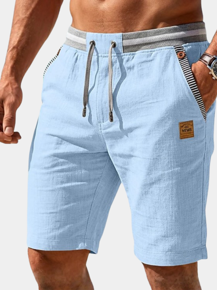 LAURENT MONACO | Herren-Sommershorts mit Kordelzug