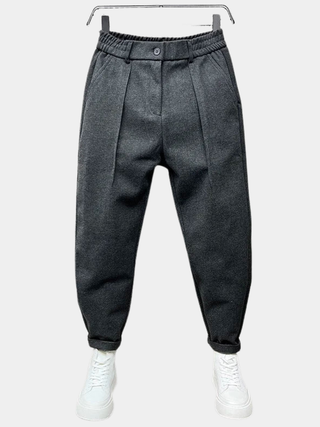 LAURENT MONACO | Herren Texturierte Slim-Fit Hosen