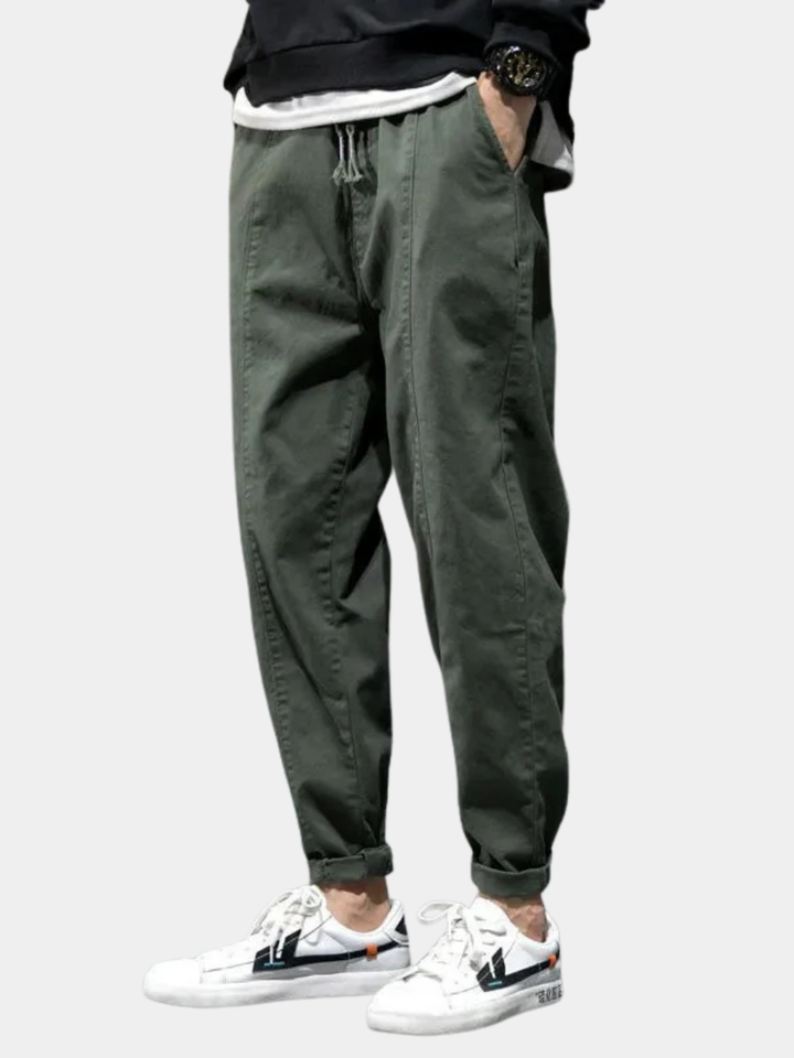 LAURENT MONACO | HERREN JOGGINGHOSE MIT WEITEM BEIN