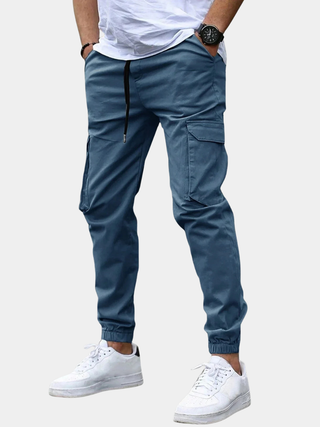LAURENT MONACO | Herren Slim Fit Cargo-Hosen