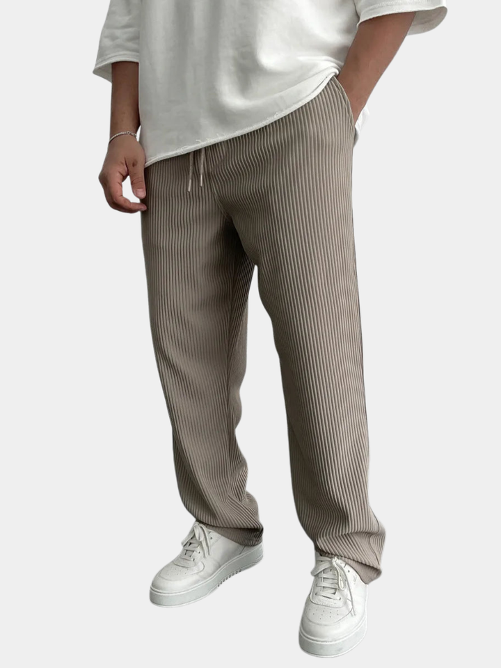 LAURENT MONACO | RIPPED STRIPE PANTS