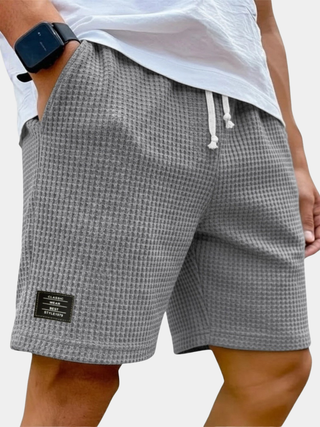 LAURENT MONACO | Herren-Sommershorts aus geprägtem Stoff