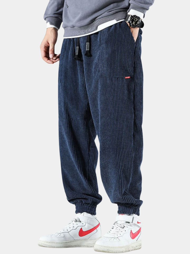 Herren Baumwollcord Jogginghose