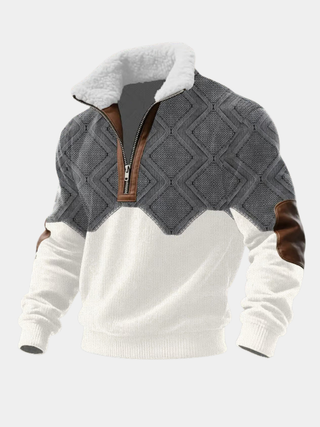 Tobias | ThermoSoft | Fleece Pullover mit Stehkragen