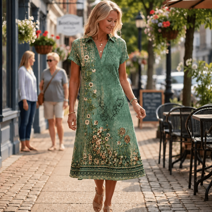 Moira™ | Stilvolles Midi-Kleid mit figurschmeichelndem Design