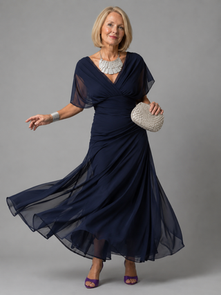 Evelina™ | Elegantes Maxi-Kleid mit Bauch-Optimierung