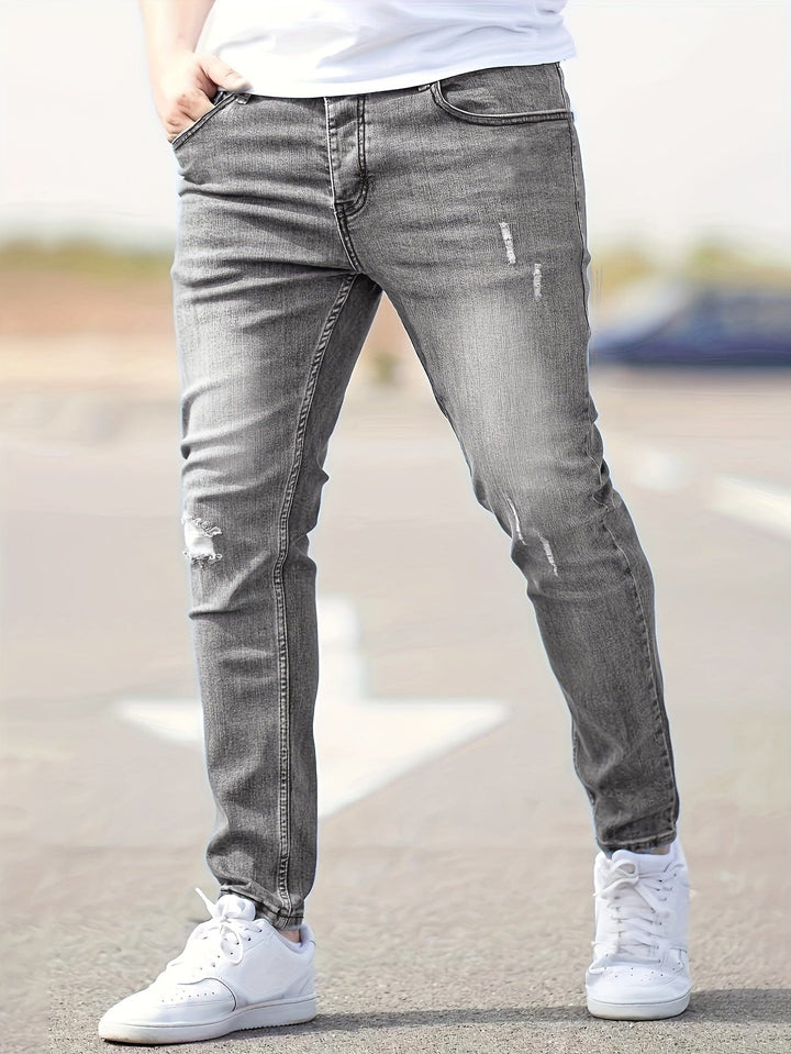 Alex - Modische Slim Fit Jeans mit Destroyed-Effekten