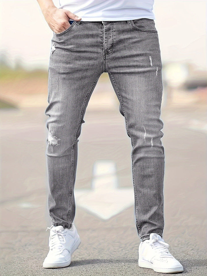 Alex - Modische Slim Fit Jeans mit Destroyed-Effekten