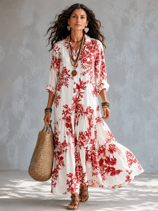 Elina™ | Figurformendes Kleid mit Knopfdetails