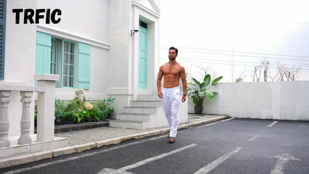 LAURENT MONACO | Herren Leinenhosen