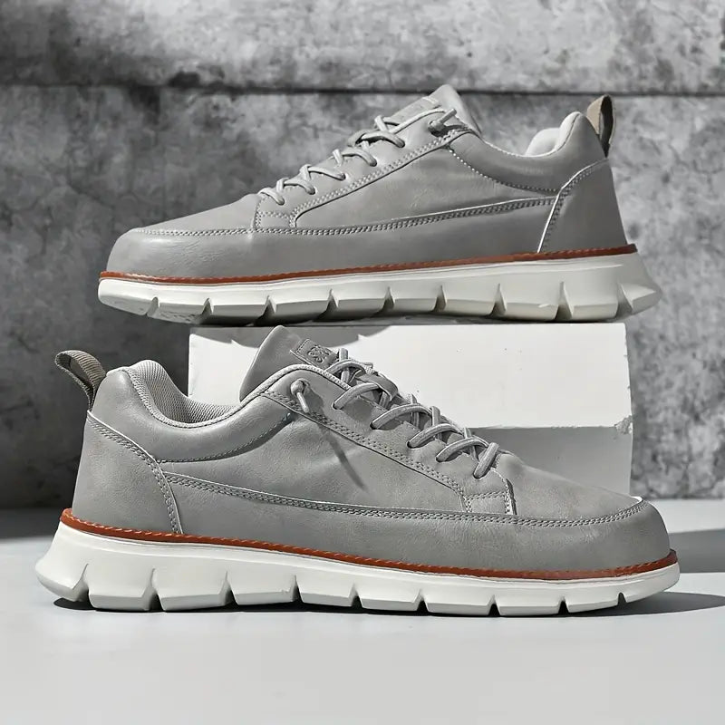 LAURENT MONACO | Ledersneaker mit zusätzlicher Unterstützung