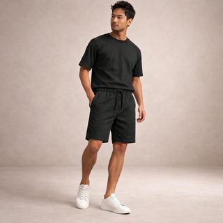 LAURENT MONACO | Herren Leinen-Sommershorts