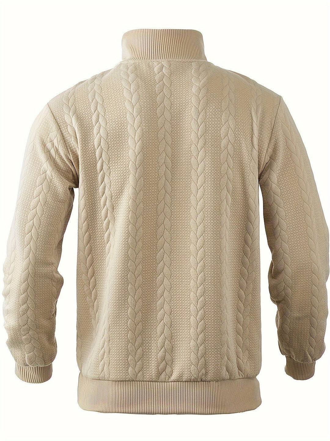 Roman | Stilvoller Vintage-Pullover mit Reißverschluss