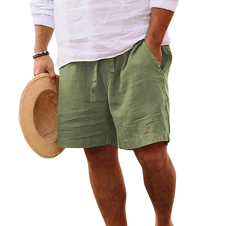 LAURENT MONACO | Herren Sommer Shorts aus Leinen