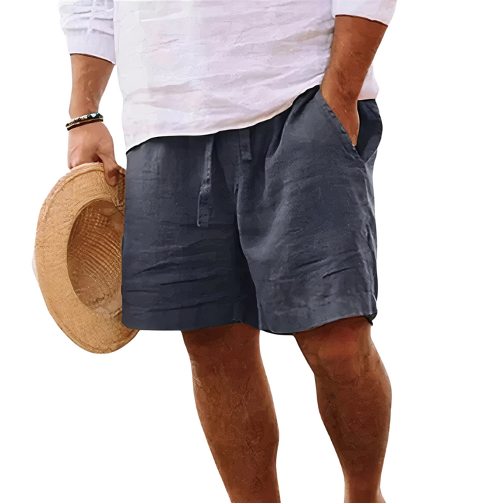 LAURENT MONACO | Herren Sommer Shorts aus Leinen