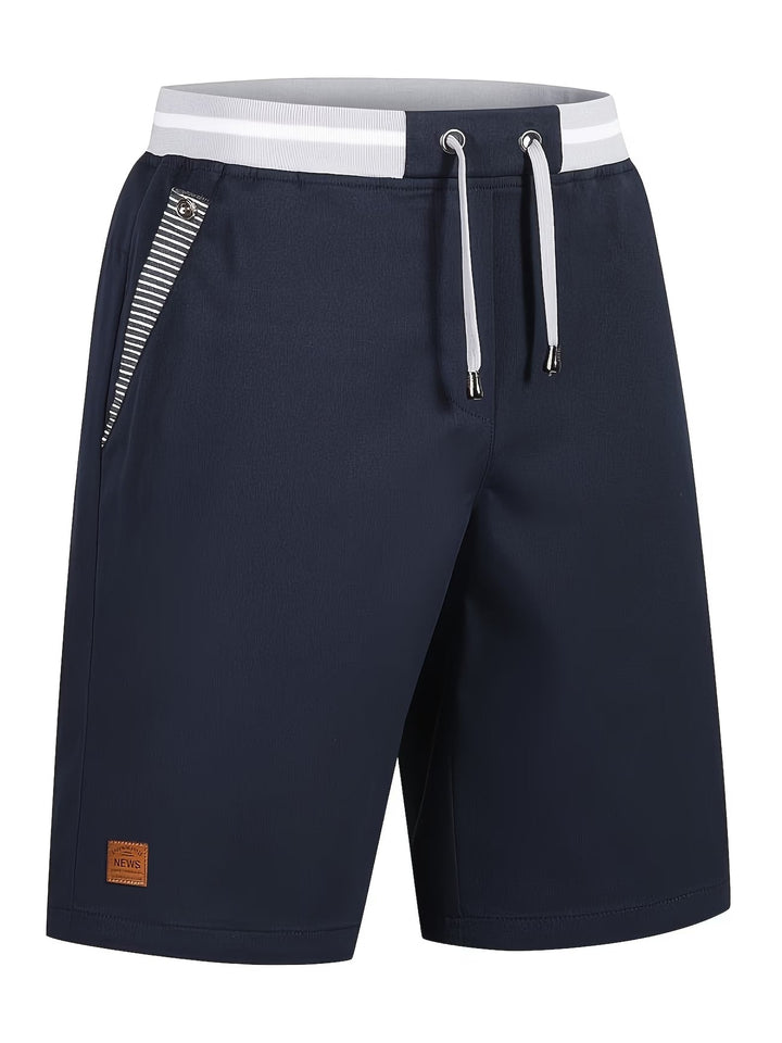 LAURENT MONACO | Herren Chino-Shorts mit Kordelzug