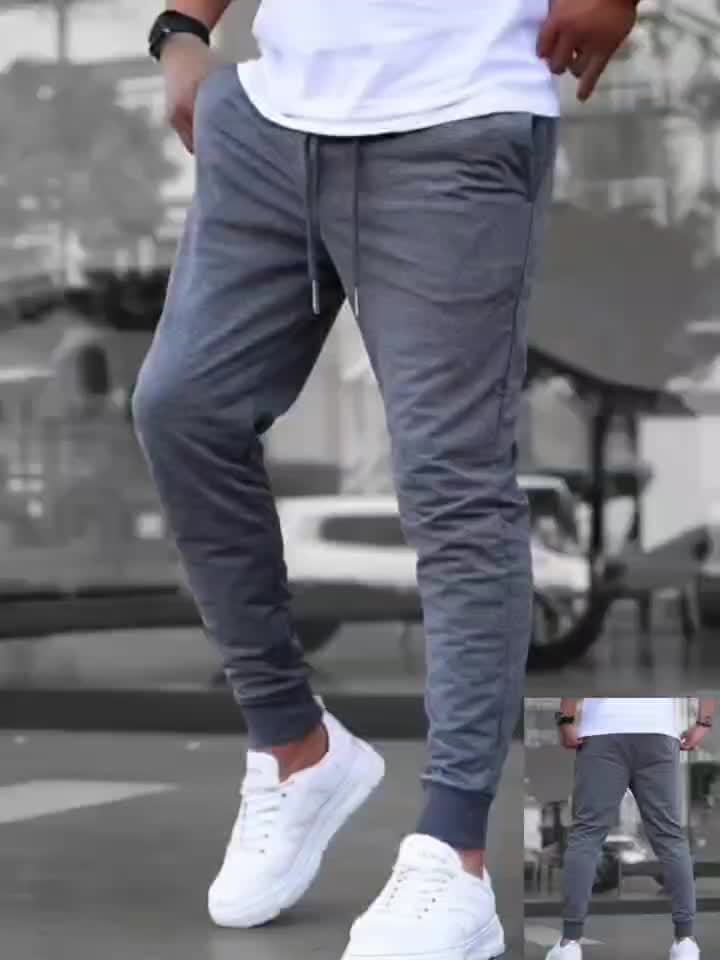 LAURENT MONACO | HERREN JOGGINGHOSE MIT VIELEN TASCHEN