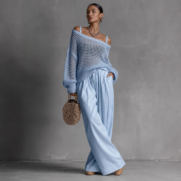 Clarisse™ | Off-Shoulder Two-Piece Set