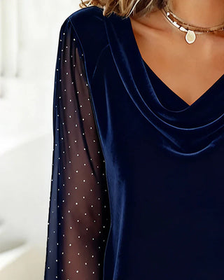 Nyra™ | Elegante Drapierte Bluse