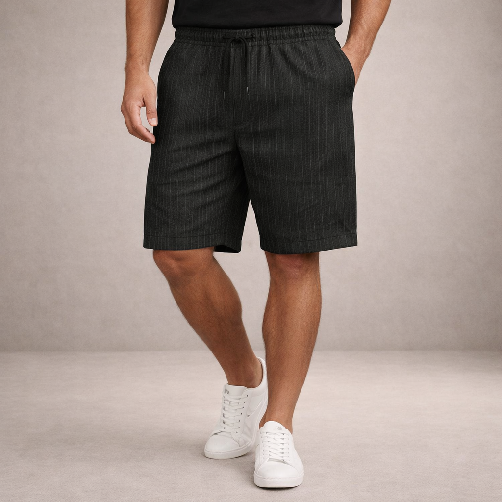 LAURENT MONACO | Herren Leinen-Sommershorts