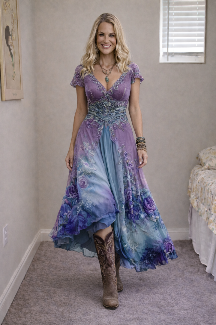 Jullia™ | Elegantes, vintage-inspiriertes Boho-Kleid