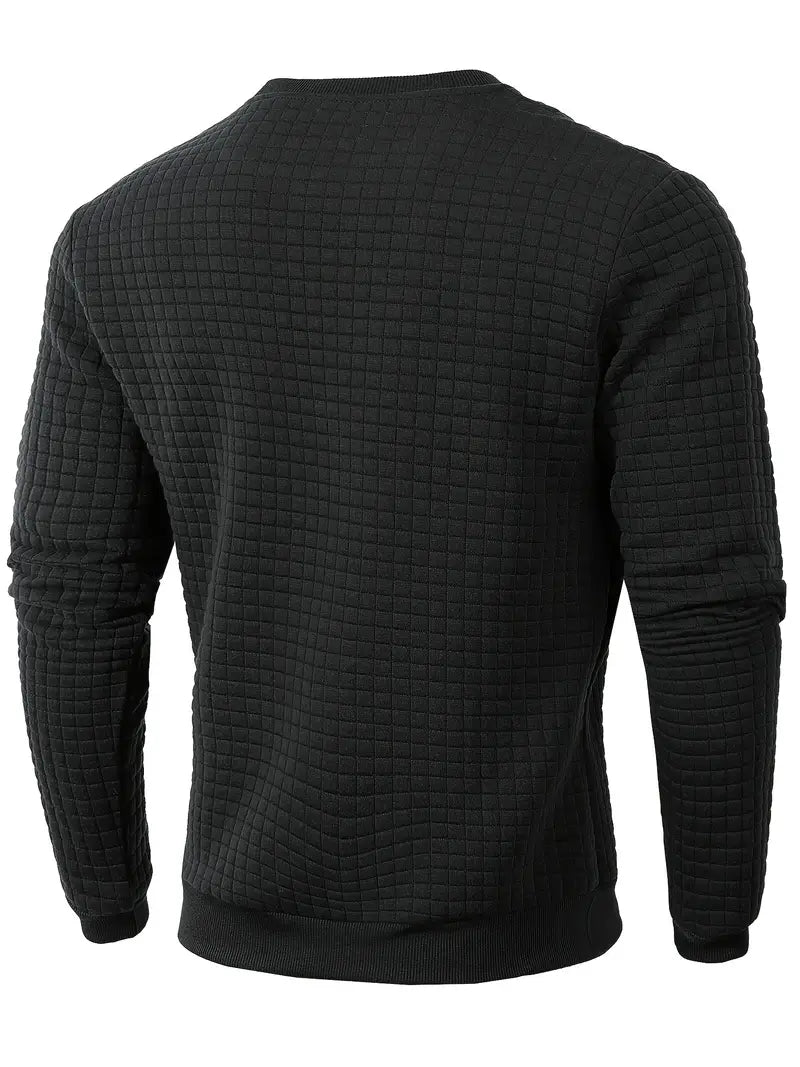Beckham | Bohemian Plaid Long Sleeve Sweater