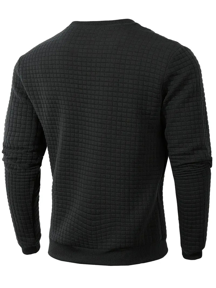 Beckham | Bohemian Plaid Long Sleeve Sweater