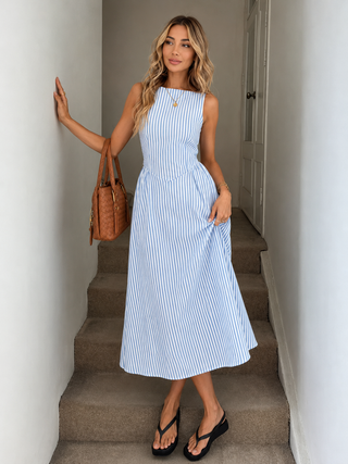 Denise™ | Elegantes Midi-Kleid mit Bauch-Optimierung