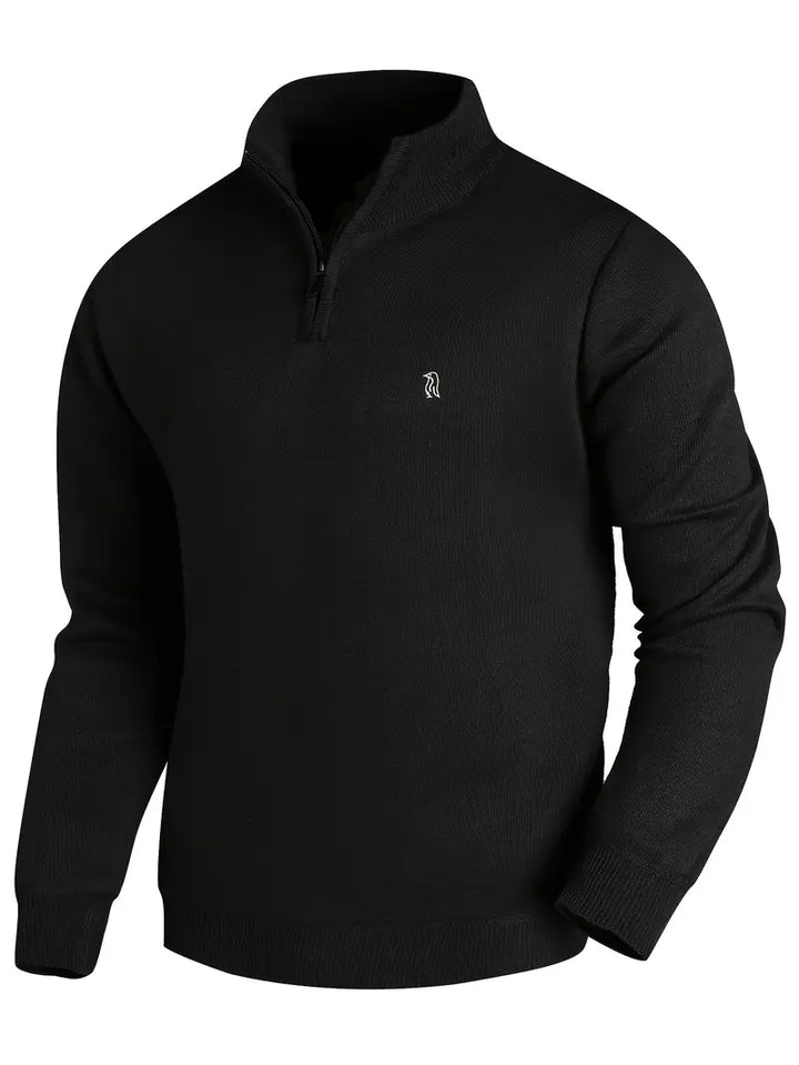 Noel | Lässiger Strickpullover mit Zip