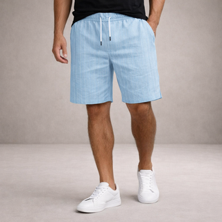 LAURENT MONACO | Herren Leinen-Sommershorts