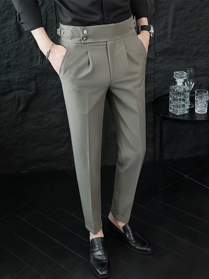 LAURENT MONACO | Herren Hochtaillierte Hosen