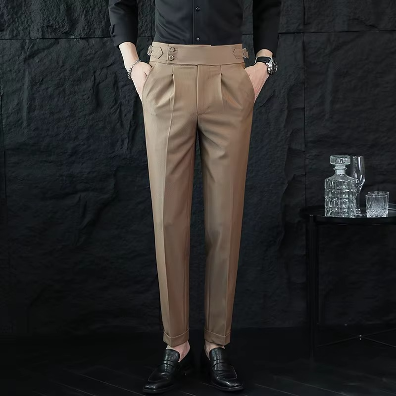LAURENT MONACO | Herren Hochtaillierte Hosen