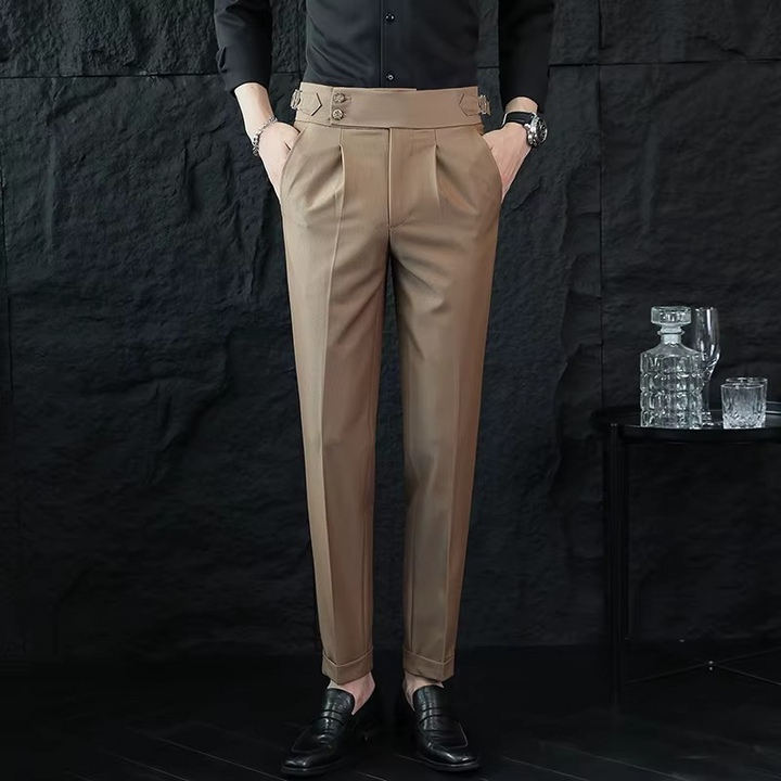 LAURENT MONACO | Herren Hochtaillierte Hosen