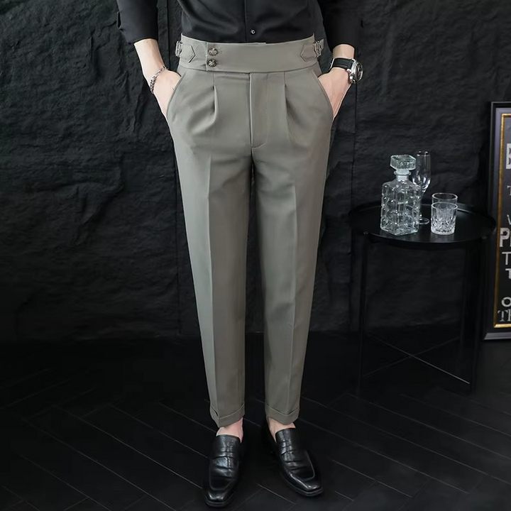 LAURENT MONACO | Herren Hochtaillierte Hosen