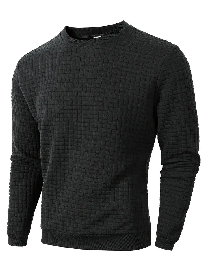 Beckham | Bohemian Plaid Long Sleeve Sweater